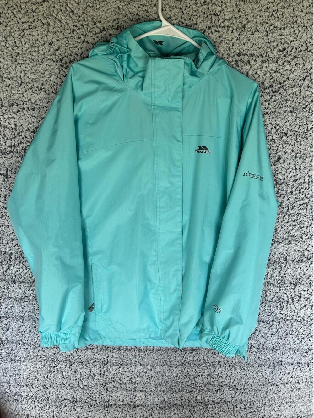 Treaspass TP50 Jacket Women's Aqua Waterproof Windproof Tape Seam 3000MM Sz XXL